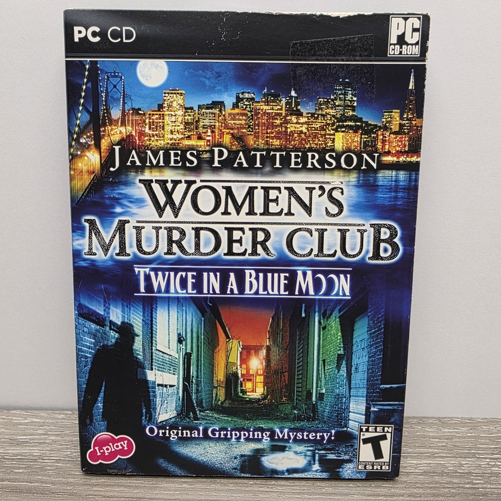 James Patterson Women's Murder Club Twice in a Blue Moon PC CD ROM Game Rated T